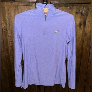 Ladies Masters quarter zip pullover in lavender!!!